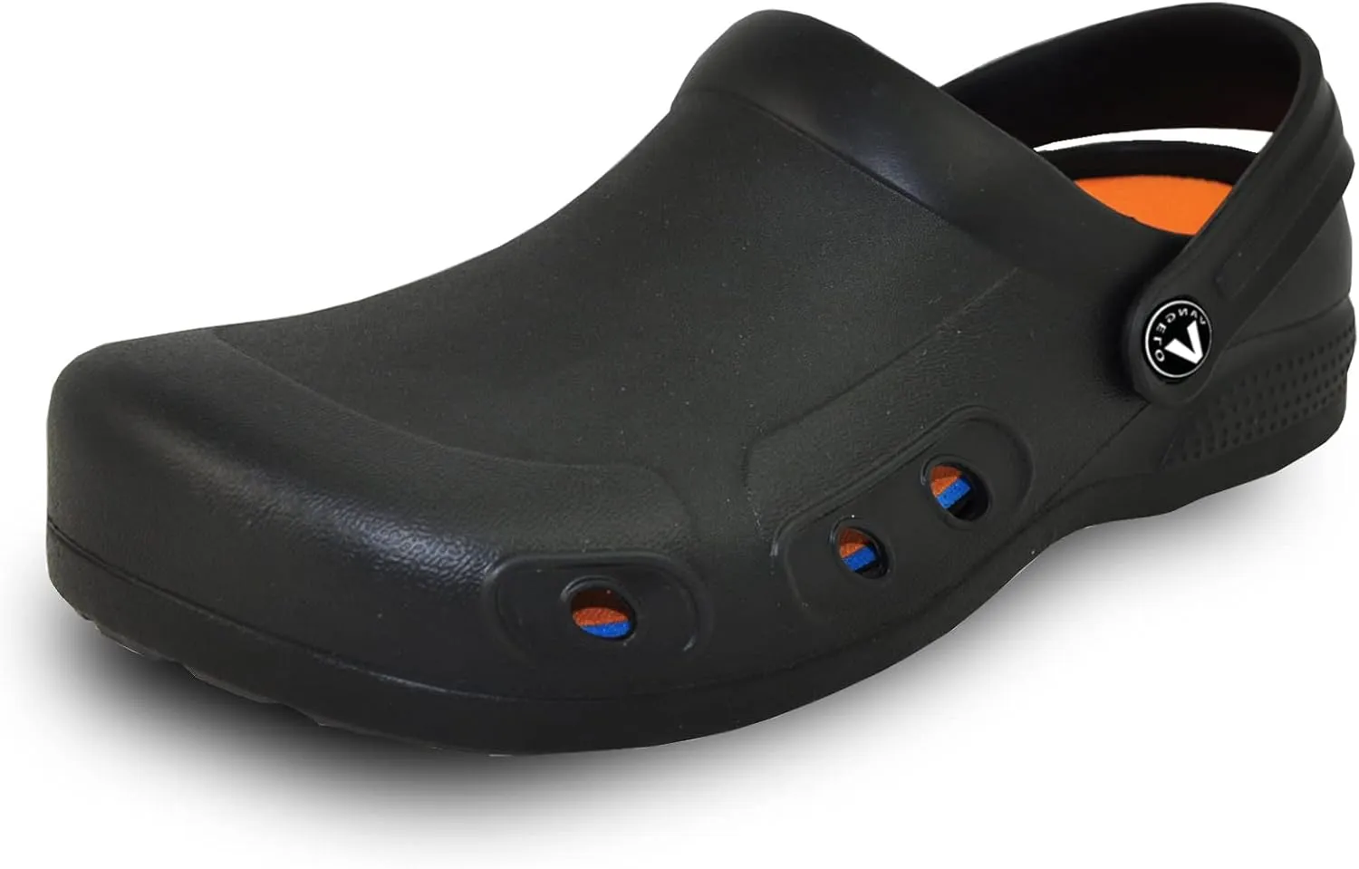 VANGELO Professional Slip Resistant Clog Waterproof Women Work Shoe Nurse Shoe Chef Shoe Ritz Black Lime White Multicolor