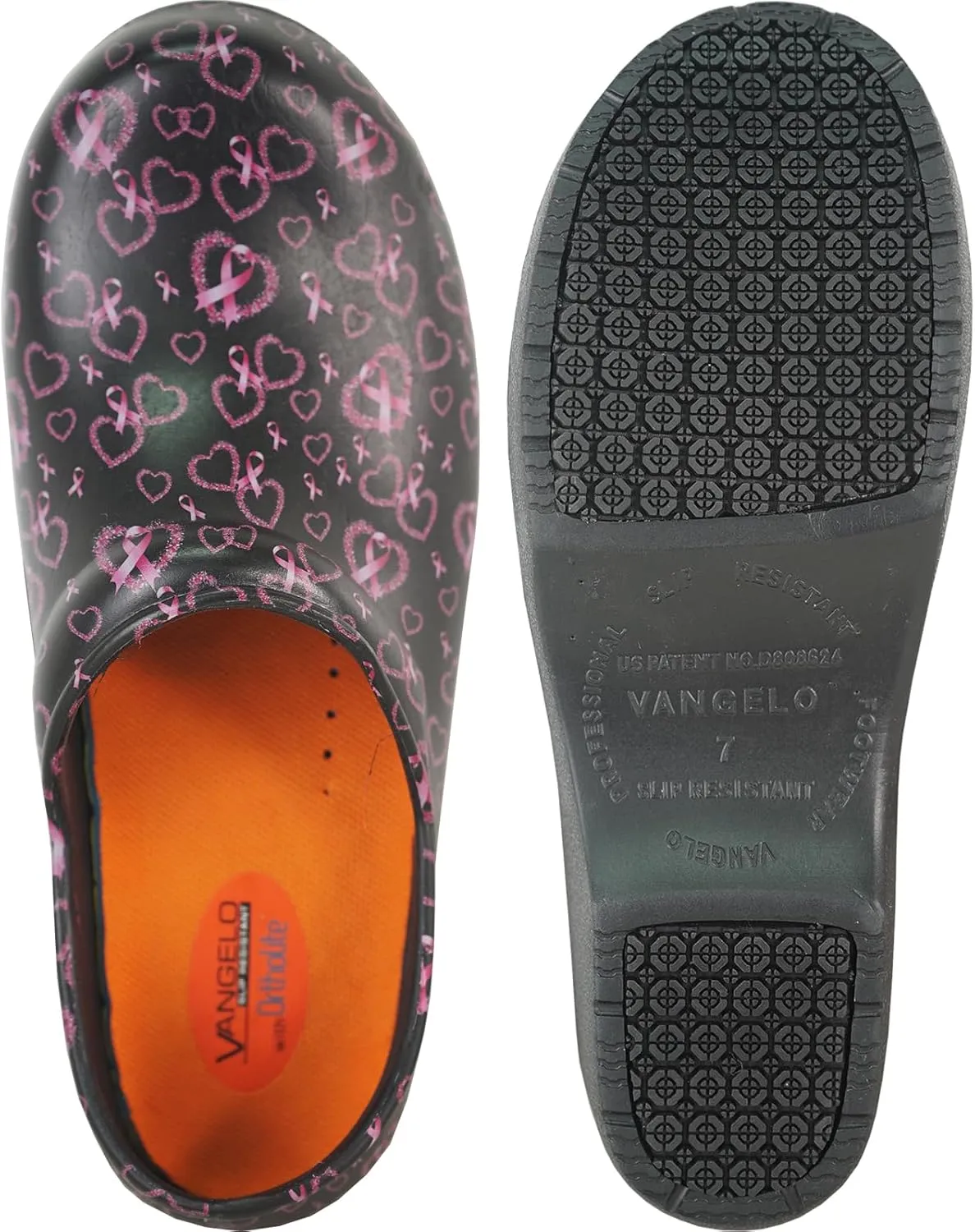 VANGELO Women Professional Slip Resistant Clog Waterproof Nurse Shoe Work Chef Shoe NIKO Removable Insole Size 6 to 12