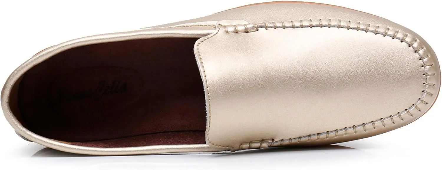 VenusCelia Women's Mulli Walking Flat Shoe