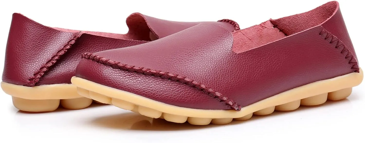 VenusCelia Women's Streamline Comfort Walking Flat Loafer