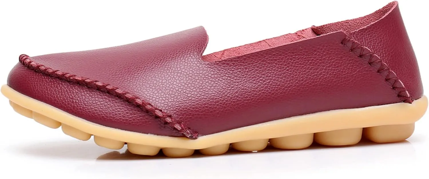 VenusCelia Women's Streamline Comfort Walking Flat Loafer