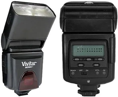 Vivitar VIV-DF-293-SON Bounce Zoom Swivel with LCD DSLR Flash for Sony