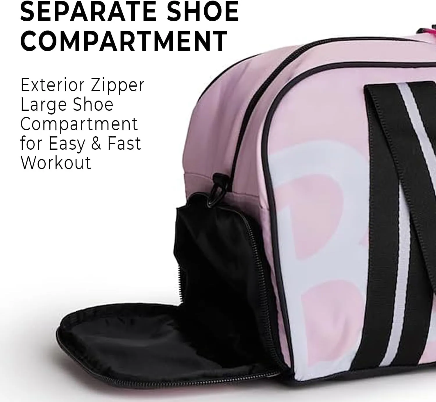 Vooray Burner Gym Duffel Bag, Gym Bag for Women and Men with Shoe Compartment, Weekender, Overnight & Travel Duffel for Sports and Workout