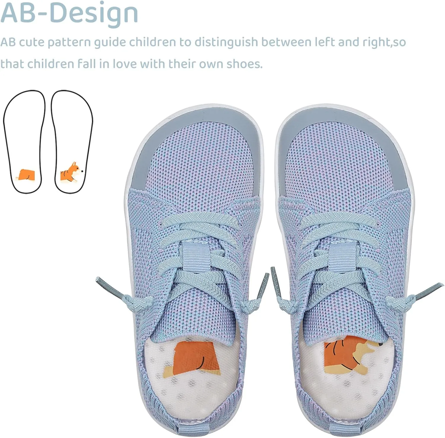 WateLves Toddler Little Kids Wide Barefoot Shoes Boys Girls Minimalist Sneakers Lightweight Breathable Walking Shoes | Naturally Splay | Flexible Fit
