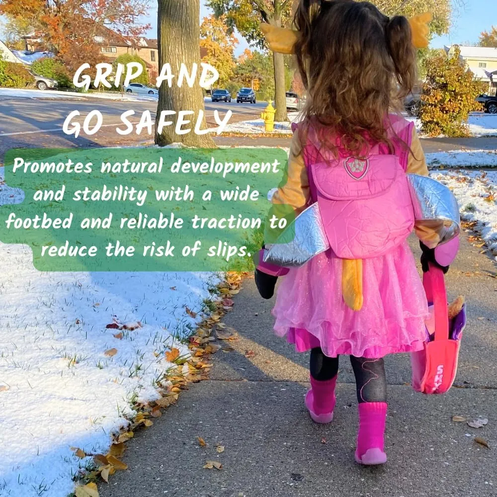 Water Resistant Sock Shoe | Walking Shoes for Infant and Toddlers | Flexible and Protective Sole | Easy Slip-on | Wide Footbed