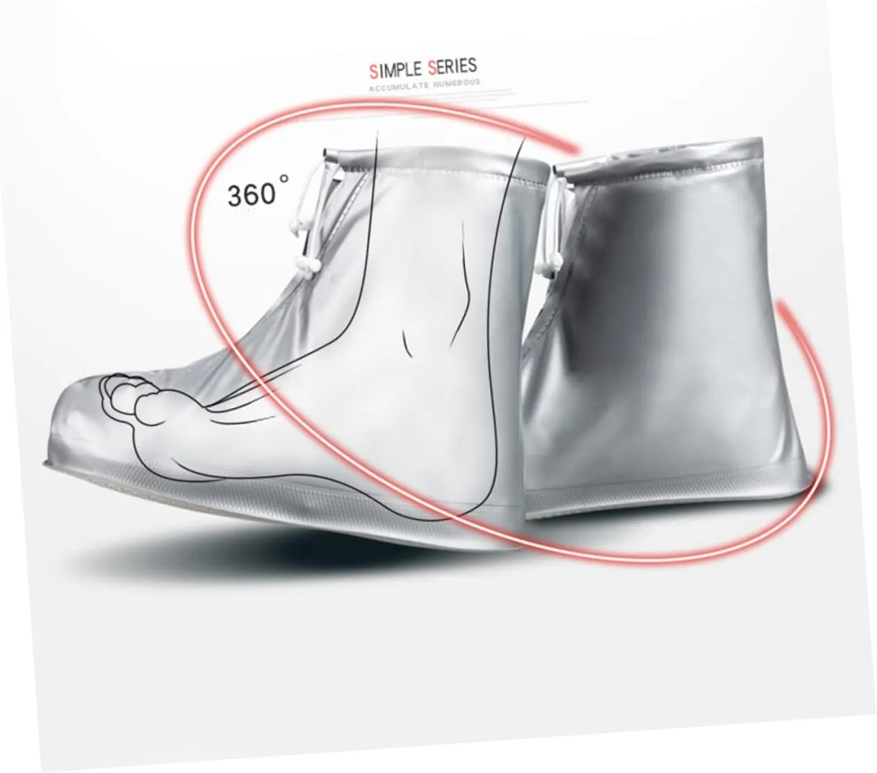 Waterproof Shoe Covers Sports Rain Boot Galoshes Rain Shoes Cover Shoes Protectors Cover Boot Covers