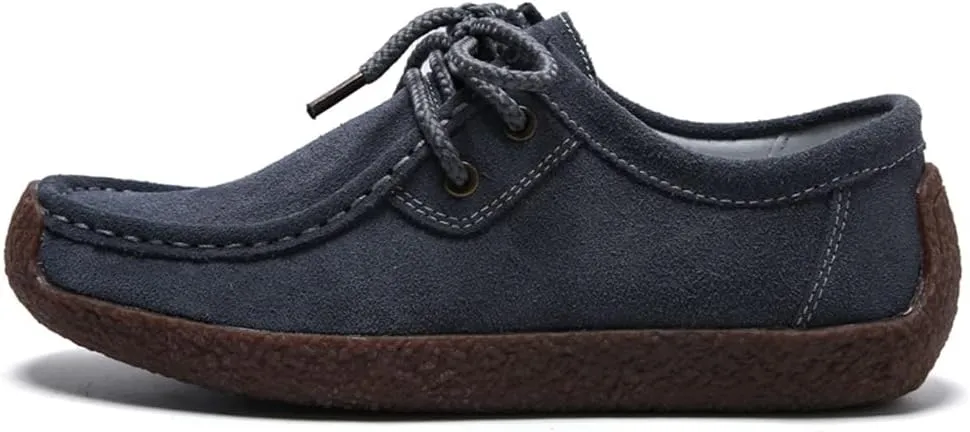 WERWAES Womens Loafers Boat Flat Shoes Slip on Casual Moccasin Shoes Comfortable Penny Loafers Fashion Ladies for Working Driving Office
