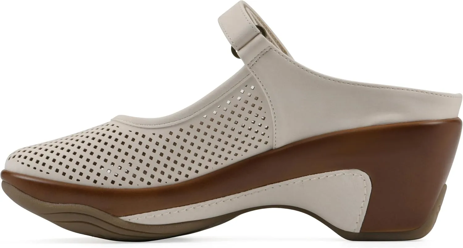 WHITE MOUNTAIN Women's Vinto 2 Heeled Mary Jane Clog