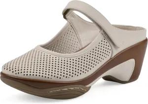 WHITE MOUNTAIN Women's Vinto 2 Heeled Mary Jane Clog