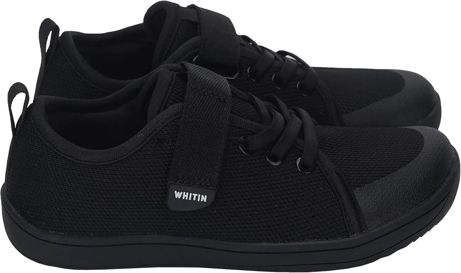 WHITIN Little/Big Kid Barefoot Shoes | Boys/Girls Lace-up Minimalist Sneakers | Wide Toe Box | Natural Flexible Fit
