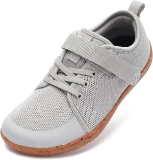 WHITIN Little/Big Kid Barefoot Shoes | Boys/Girls Lace-up Minimalist Sneakers | Wide Toe Box | Natural Flexible Fit