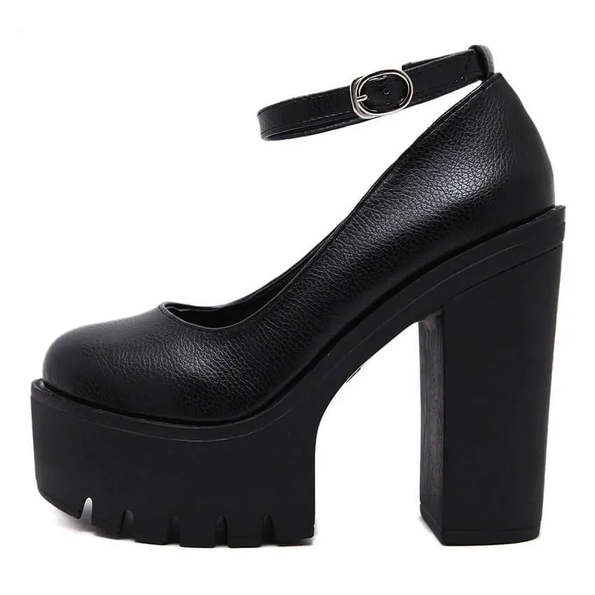 women nevada high heeled black platform shoes – sleek, bold & stylish | nevada™