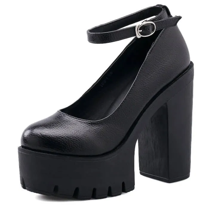 women nevada high heeled black platform shoes – sleek, bold & stylish | nevada™