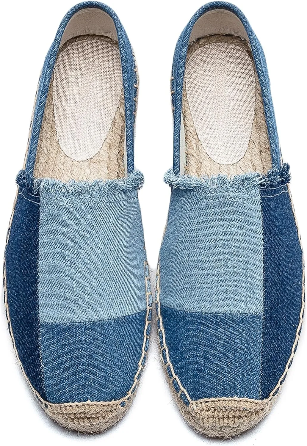 Women's Flat Espadrilles - Soft Women Sneakers Handcrafted Canvas Espadrille Fashion Simple Design Non-Slip Sole Suitable for Summer,Spring,Autumn