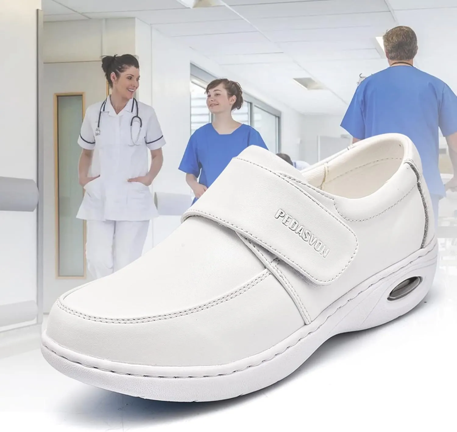 Women's Healthcare Nursing Shoes Lightweight Comfortable Nurse Shoe Footwear Restaurant Loafer Waterproof Work Shoes