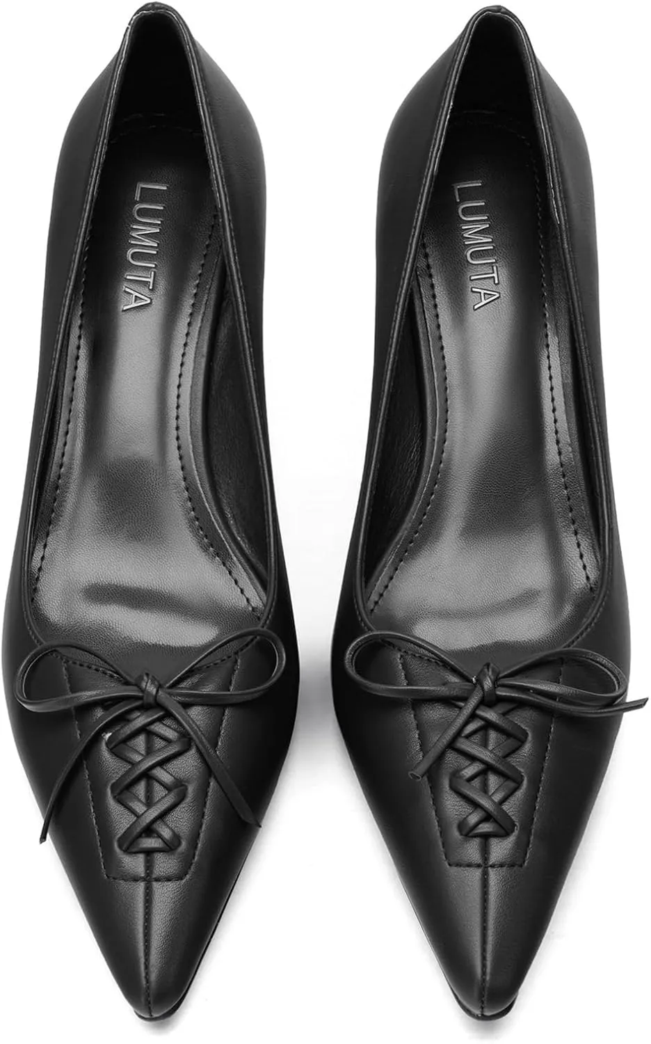 Women's Low Heel Pointed Toe Kitten Heel Daily Shallow Mouth Shoes on Stilettos Fine High Heels Party Wedding Prom Work Formal Dress Shoes Office Event Comfort Heels