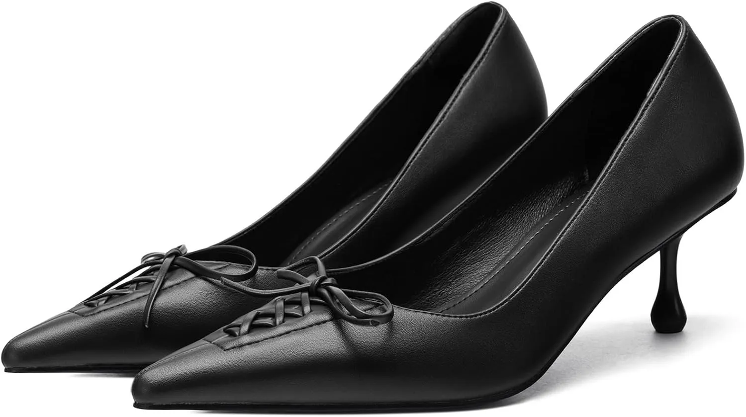 Women's Low Heel Pointed Toe Kitten Heel Daily Shallow Mouth Shoes on Stilettos Fine High Heels Party Wedding Prom Work Formal Dress Shoes Office Event Comfort Heels