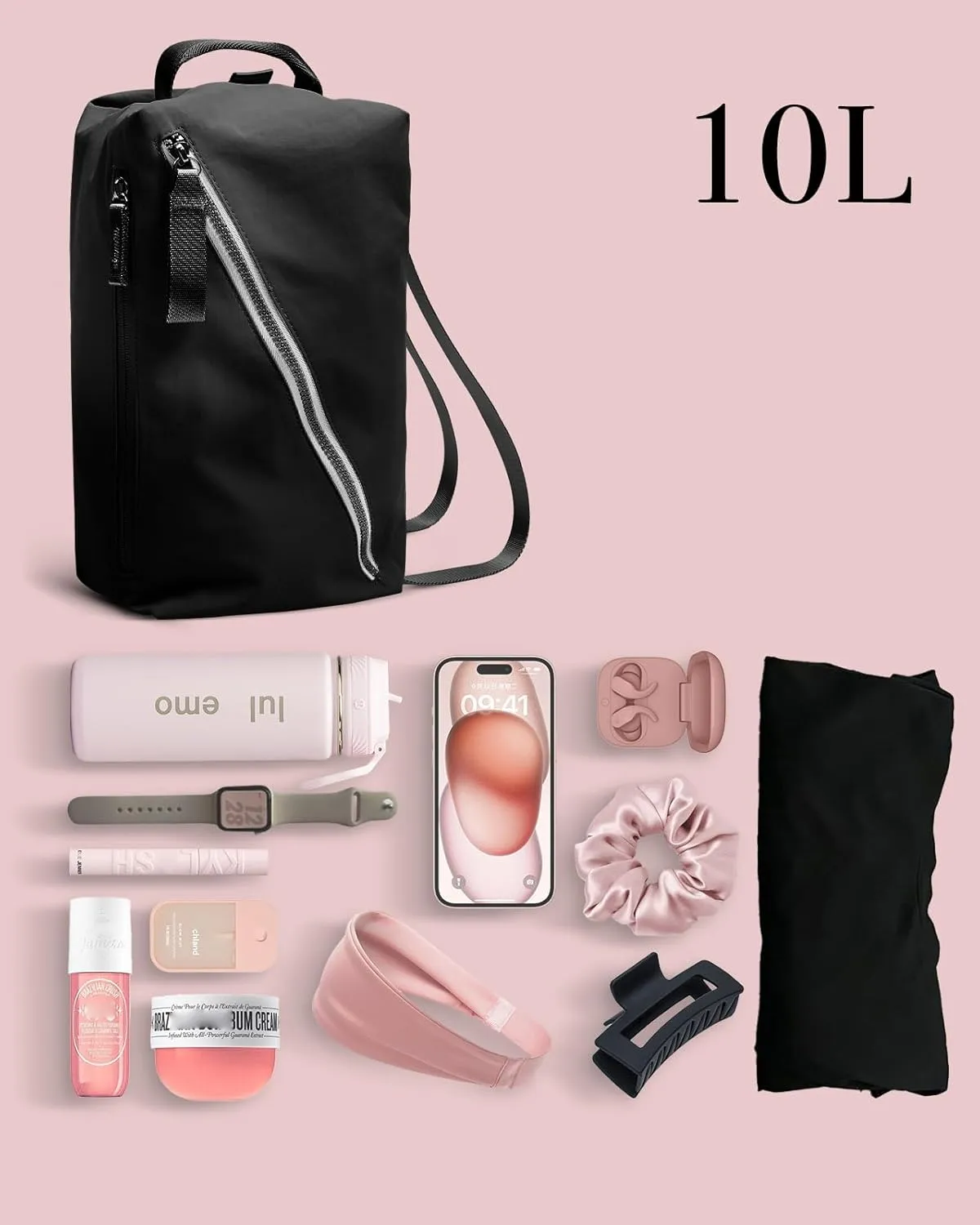 Women's Mini Gym Bag - Fashionable and Cute Sports Bag, Small Duffel Crossbody Gym Handbag for Travel/Hiking