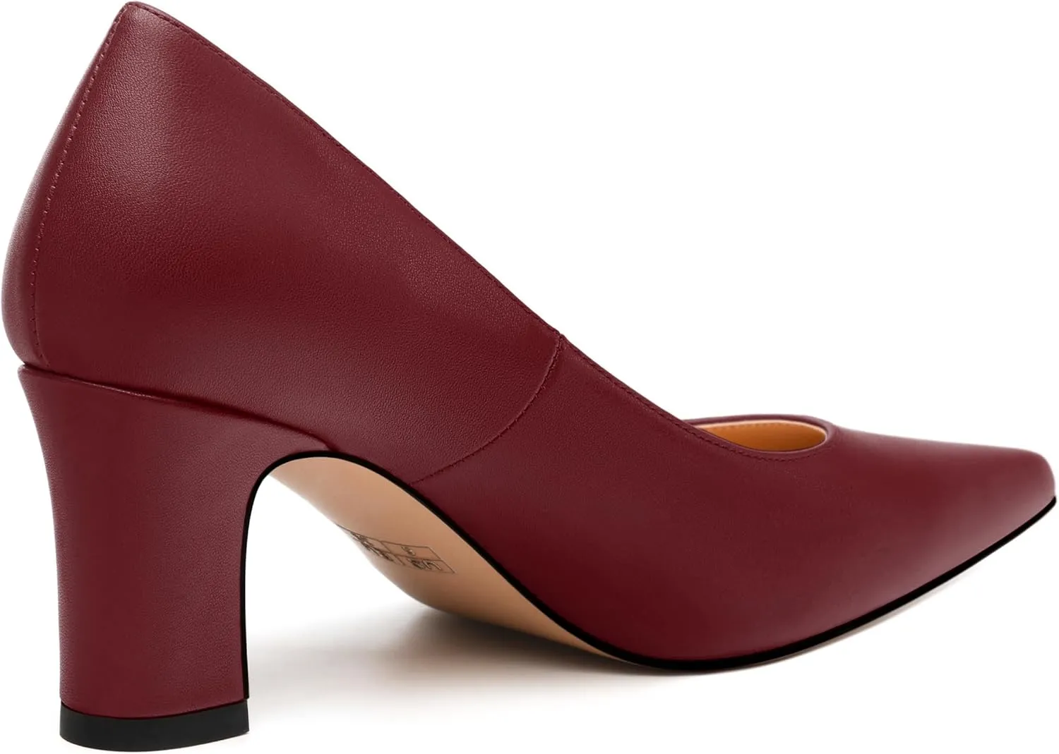 Women's Pumps, Pointed Closed Toe Mid Heel, Fashion Solid Matte Daily Working Party Shoes for Women 2.5Inch