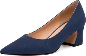 Women's Pumps, Pointed Toe Low Heel Shoes, Fashion Womens Dress Pumps for Daily Party Work