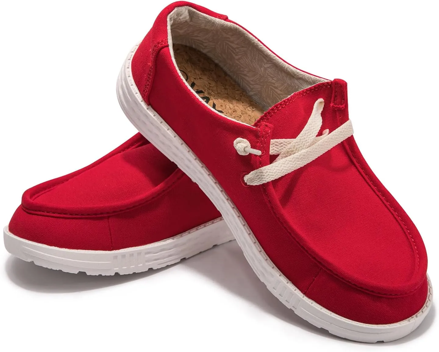 Womens Slip On Loafer Outdoor Sneakers Causal Low Top Canvas Flat Comfortable Fashion Walking Shoes