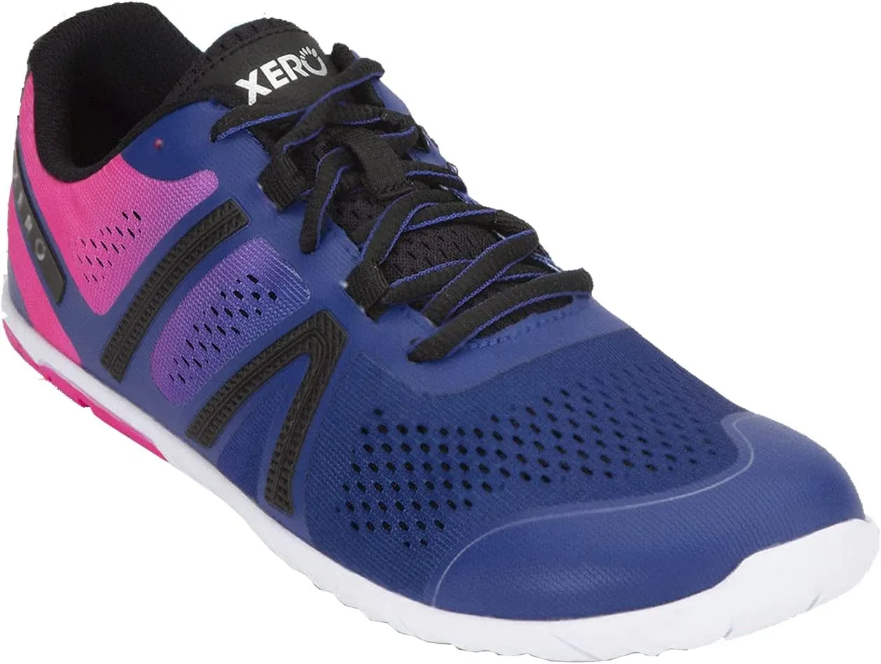 Xero Shoes Women's HFS Original Barefoot Running Shoes, Sodalite Blue/Pink Glow, 7