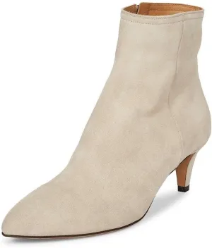 XYD Women Chic Low Kitten Heel Ankle Boots Pointed Closed Toe Side Zipper Prom Glitter Party Fashion Short Bootie Shoes