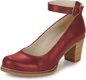 YDN Womens Chic Chunky Block Heel Pumps Round Toe Low Stacked Heels Ankle Strap Daily Outfit Shoes Dressy Causal Size 4-16 US