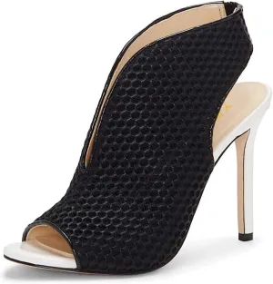 YDN Women's Chic Slingback Peep Toe Stiletto High Heel Sandals Ankle Boots Cutout Party Office Shoe Size 4-15 US