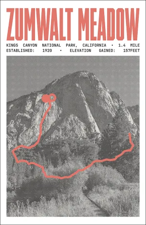 Zumwalt Meadow Poster | Kings Canyon National Park Prints